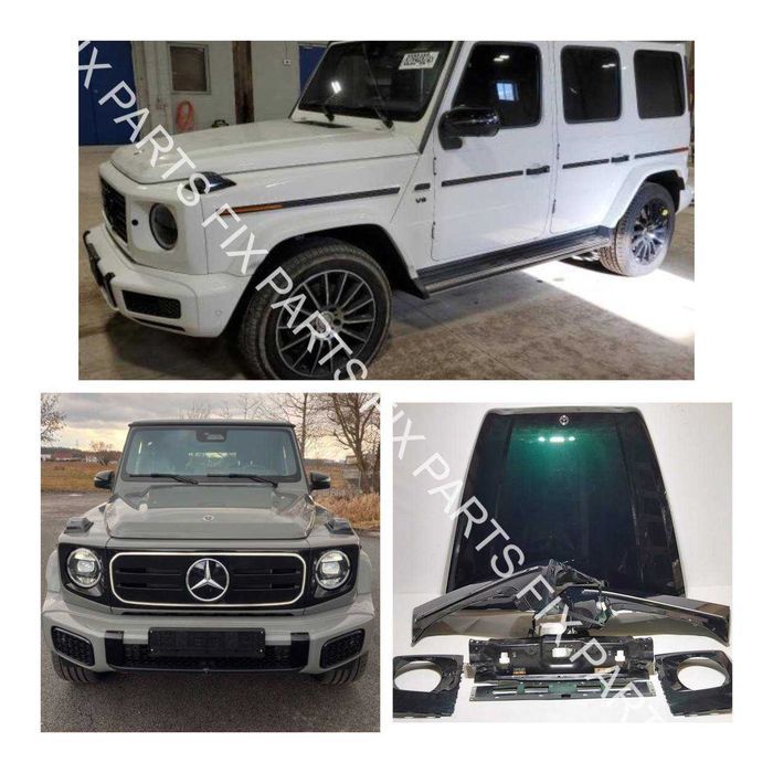 Двери Mercedes-Benz EQG стекло, обшивка, ручки