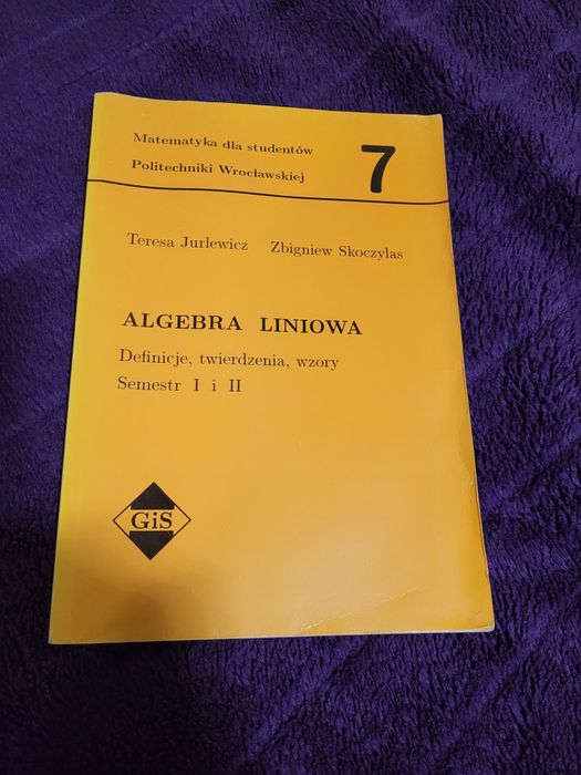 Algebra liniowa Jurlewicz