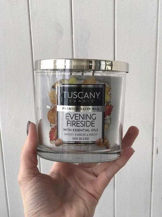 Свічка tuscany candle evening fireside