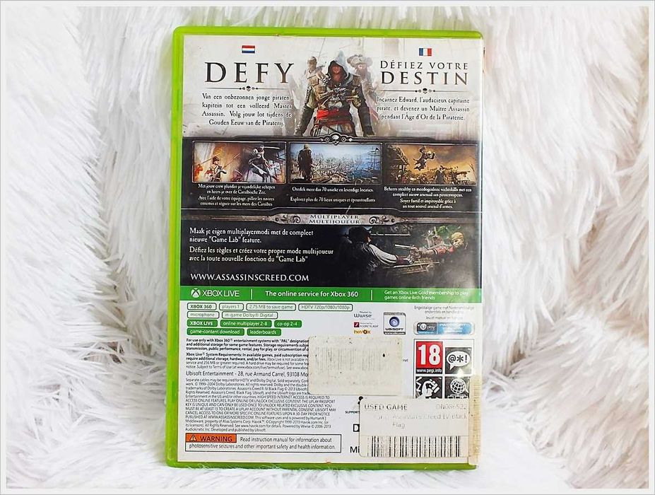 Gra XBOX 360 Assasin Creds IV Black Flags