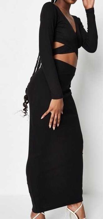 Missguided-prązkowany komplet roz.42/44/46
