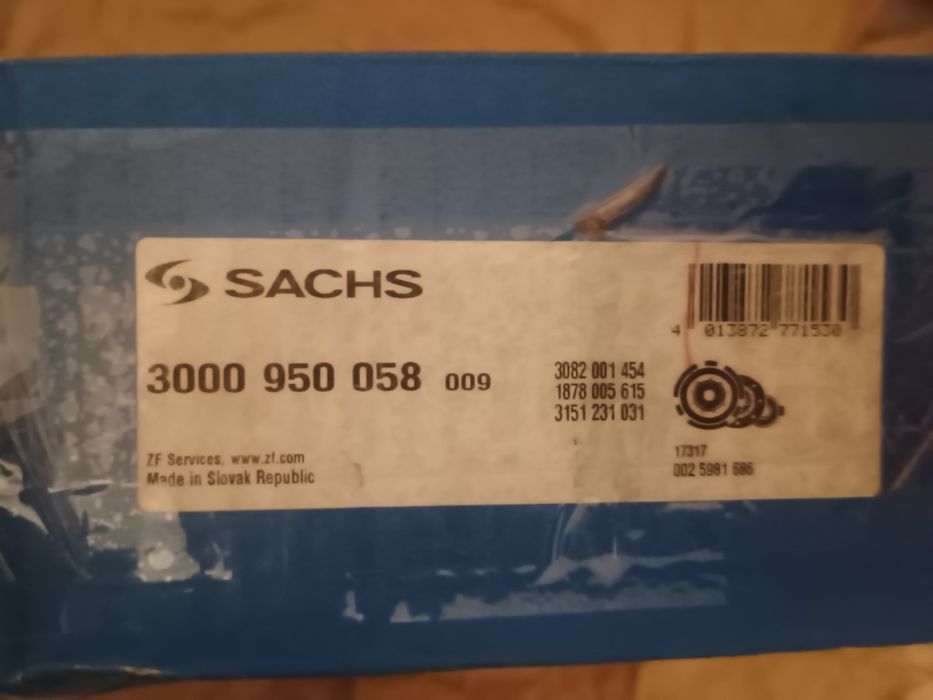 Комплект сцепления Sachs 3000 950 058.BMW.