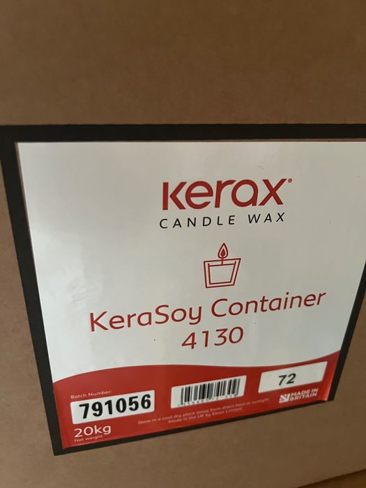 Wosk Kerasoy Pillar  lub Container 10 kg 20 kg