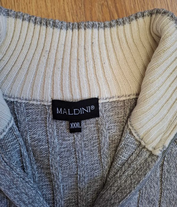 Sweter męski XXL - golf - zapinany na zamek -obwód 140cm