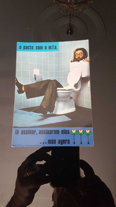 Bilhete Postal  "O pacto com o M. F. A."