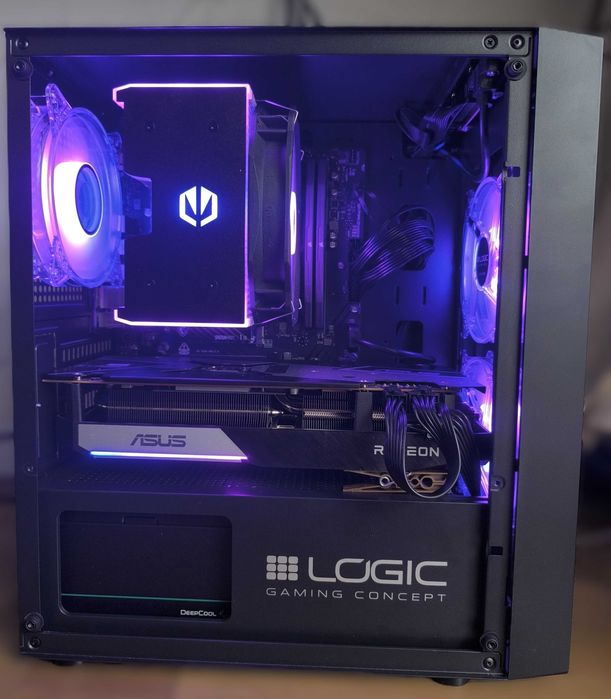 Komputer do gier Ryzen 5 8400f RX 6700XT 16 GB RAM DDR 5 1TB NVME GWAR