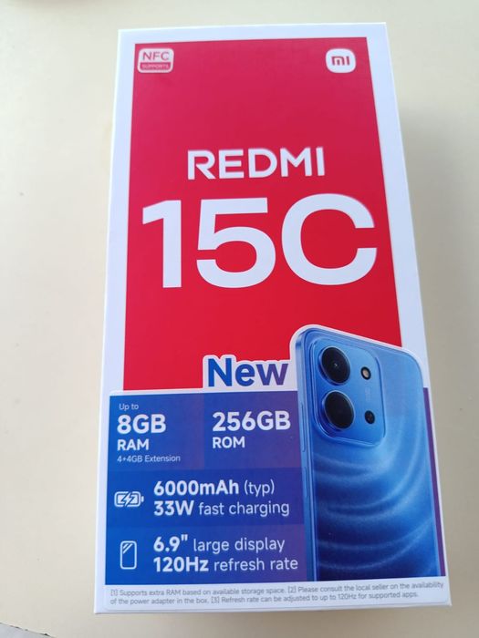 Redmi 15 c selado e com garantia de 3 anos