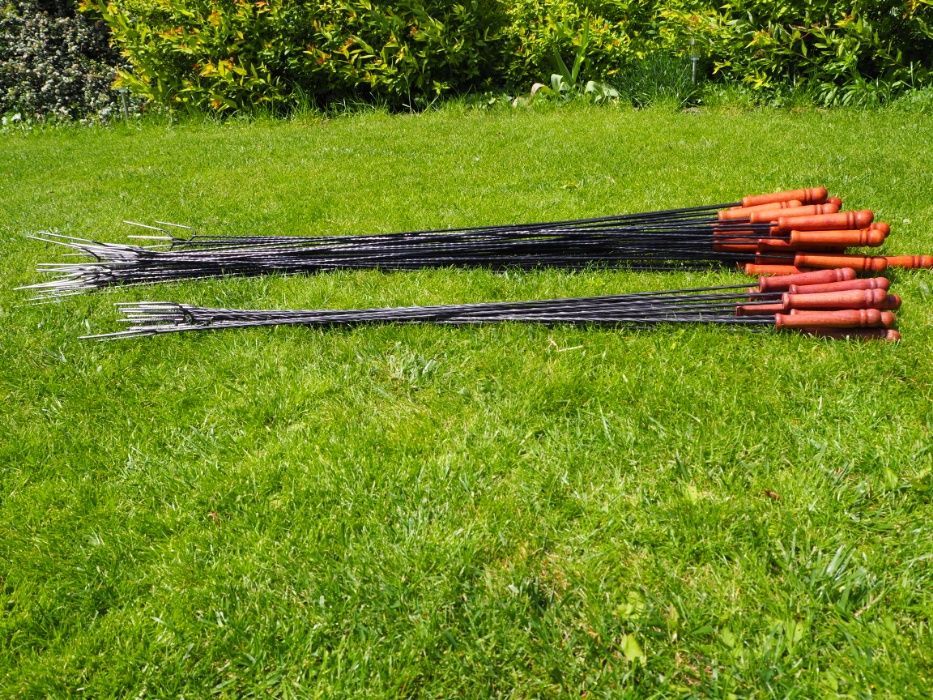 Kije nierdzewka widełki , widelce , 100cm 120cm 140cm ognisko