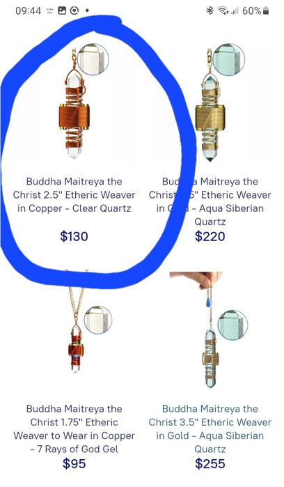 Pêndulo de cura e bem estar.