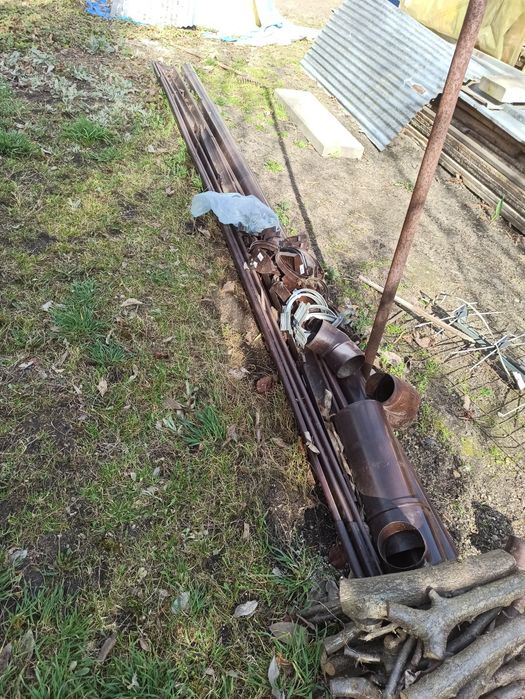 Rynny PVC z demontażu