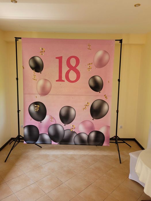 Tło fotograficzne na "18"