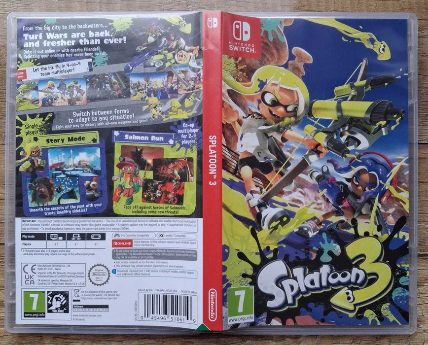 PUDEŁKO BOX do Splatoon 3 Nintendo Switch