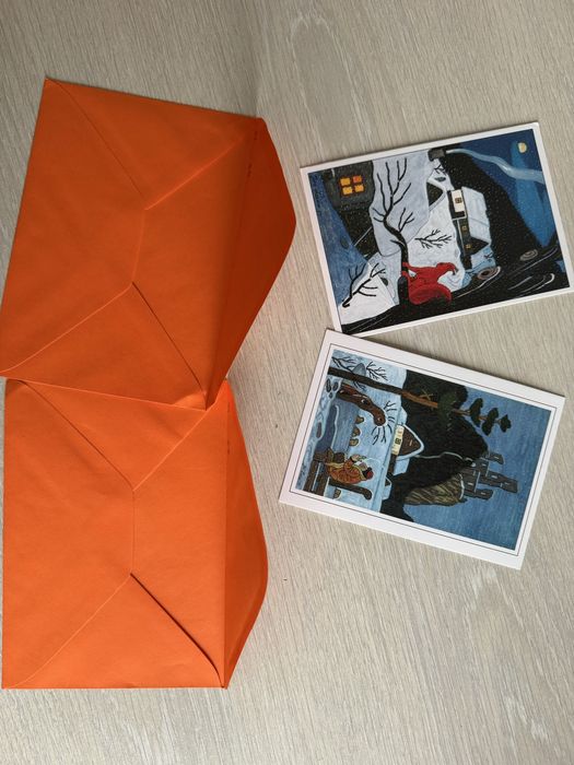 Дистівка з малюнком новорічним