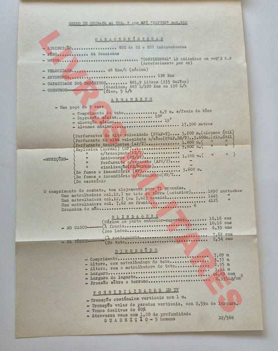 Livro sobre viaturas de combate da Cavalaria do Exército Português