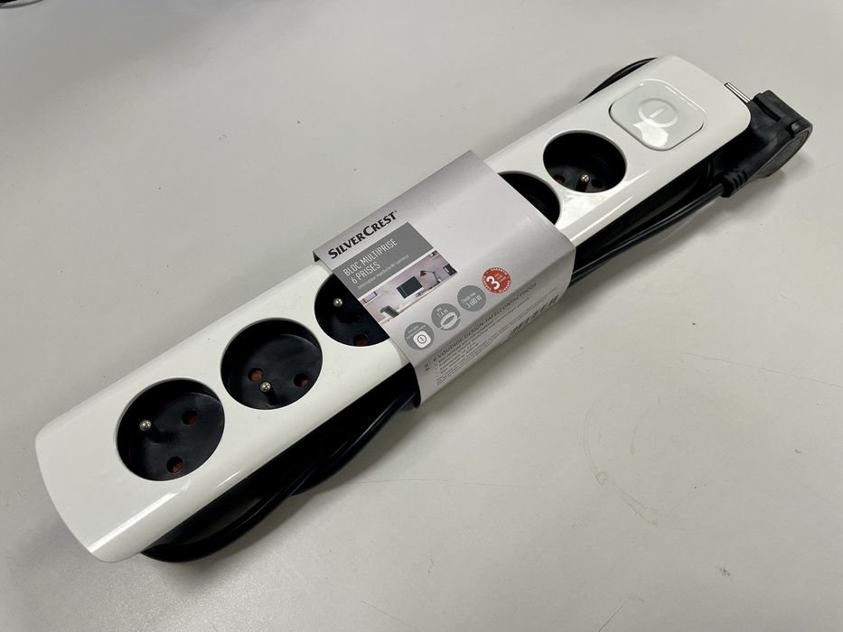 Удлинитель/сетевой фильтр с заземлением 3680W с выкл. 1,4м SilverCrest