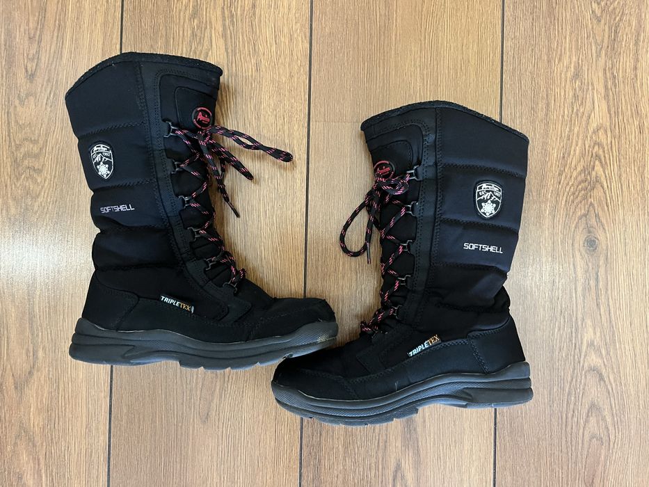 Buty zimowe dziewczęce, rozm. 34