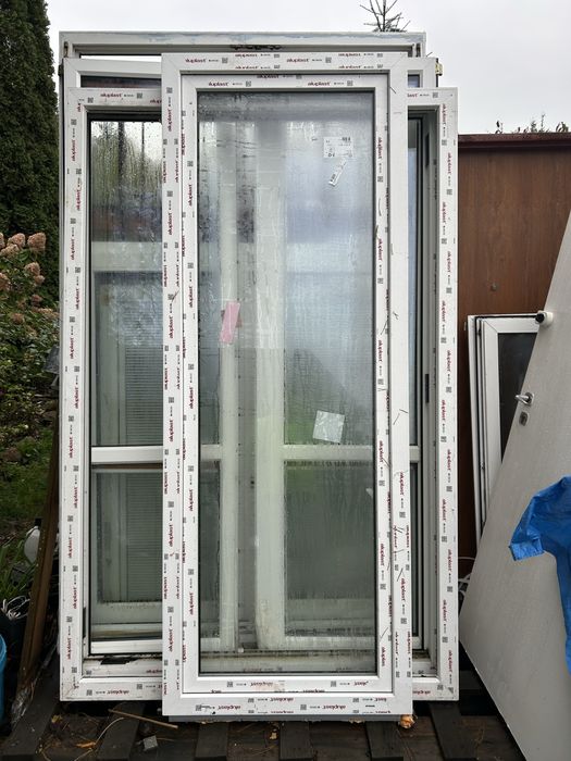 Okna PCV z demontażu(różne),drzwi.