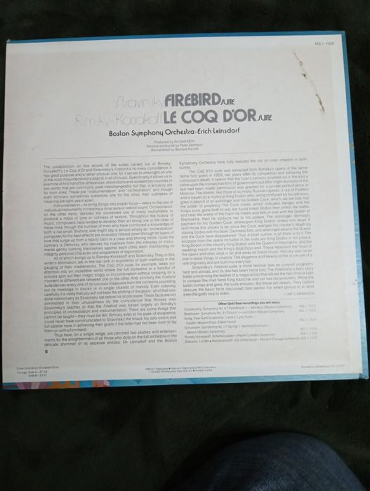 Igor Stravinsky - Firebird Suite / Le Coq D'Or Suite - 1976