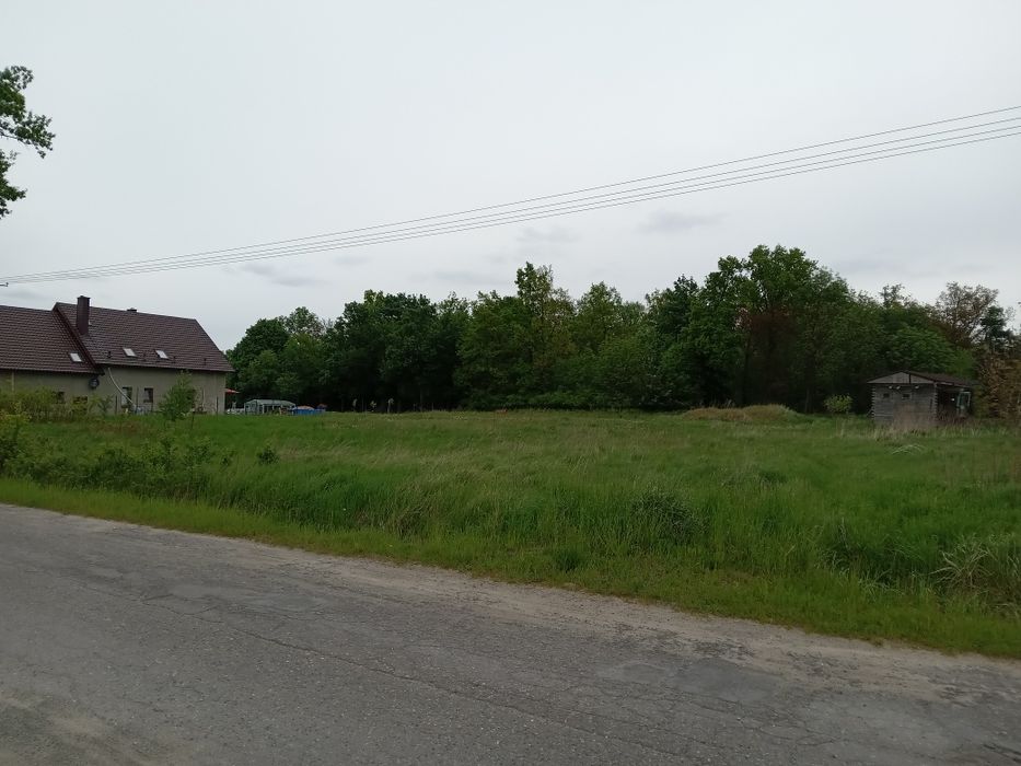 Duża działka budowlana 3000m2 szerokość 50m