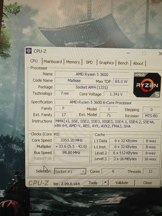 Ryzen 5 3600 usado