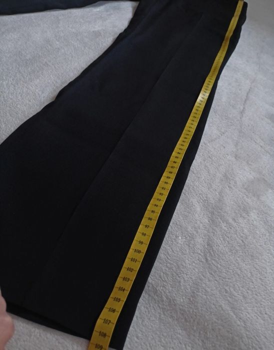 Spodnie Burberry wełna + jedwab/ wysoki stan