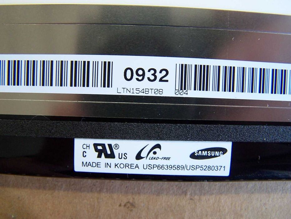 Матриця екран lcd 40pin Apple Macbook Pro A1286 LTN154BT08 A1297 A1287