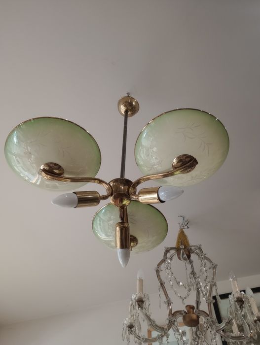 Cudny Stary żyrandol Art Deco Okazja