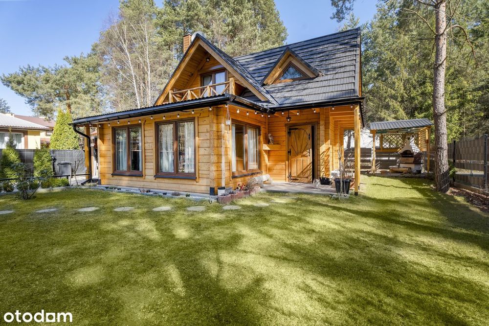 Dom z bala | Radawa | 70 m²| taras przeszklony| działka 4,17 ar| garaż