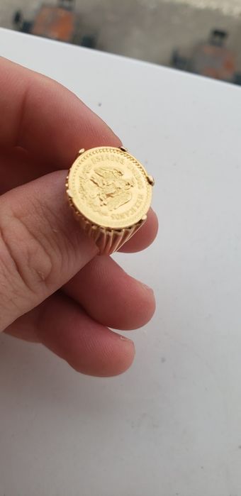 Anel de 2 pesos e meio mexicanos