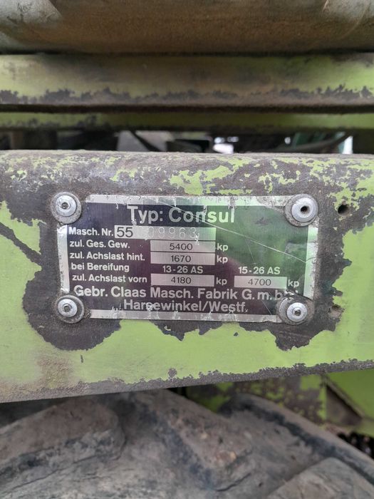 Комбайн Class Consul / Клас Консул, 3м жатка