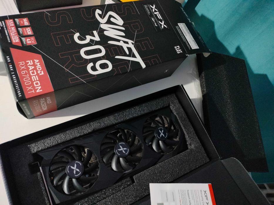 Karta RX 6700 XT 12 gb vram, AMD graficzna oryg pudełko.