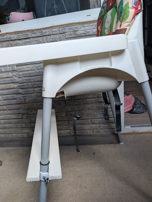Стільчик ikea для годування + підніжка+м'яка підкладка