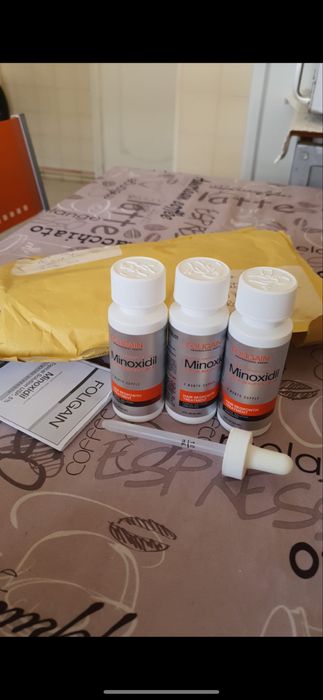 Minoxidil Foligain extra forte! Adeus a calvície