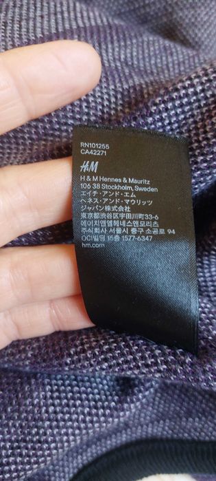 Narzutka ponczo kardigan H&M 38/40/42 z Bawełną