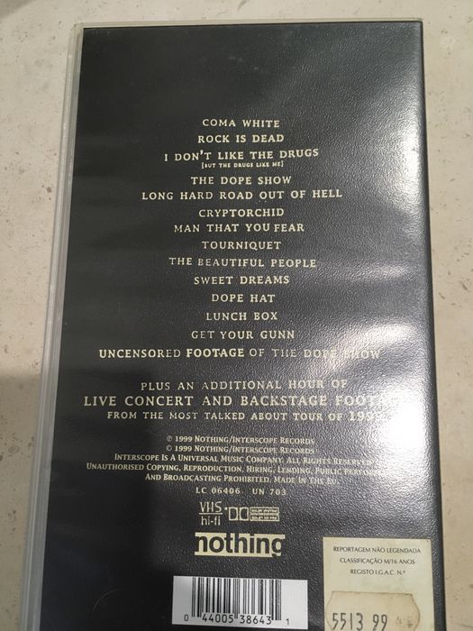 VHS varios com caixa