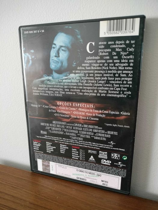 Filme DVD: O Cabo do Medo - Cape Fear