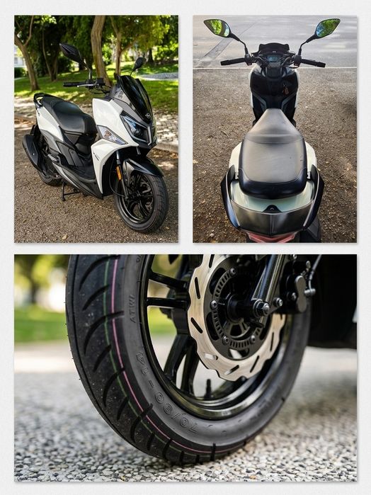 SYM jet14 125cc.-2023-Poucos km 3.950 Apenas