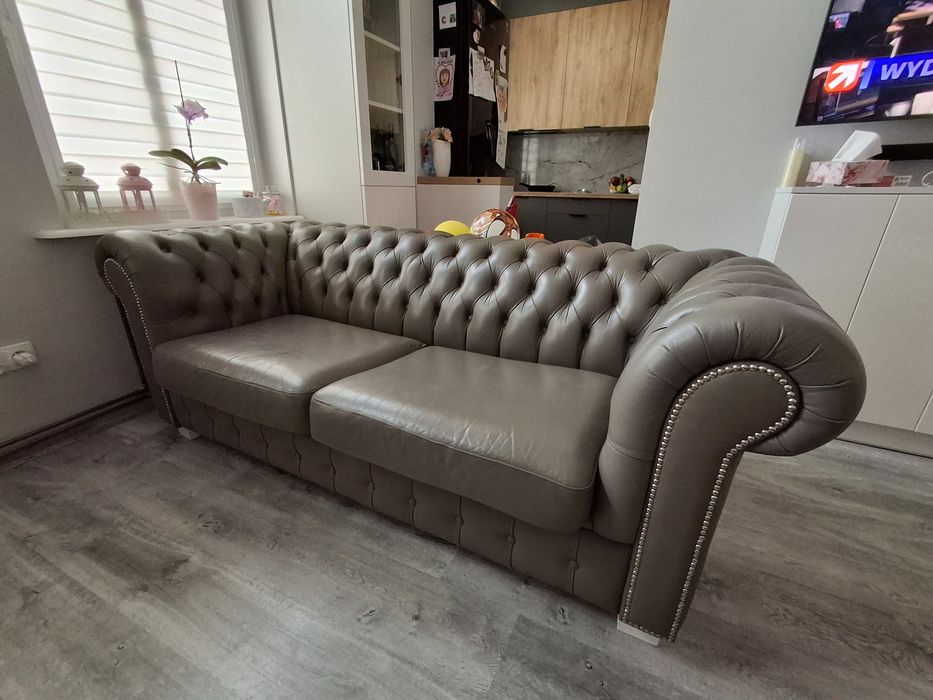 Chesterfield z funkcją spania