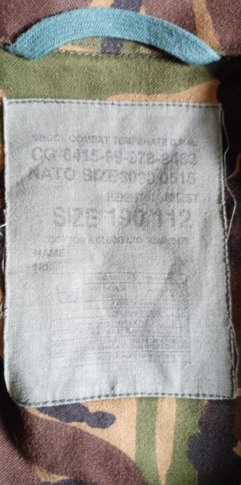 Kurtka Brytyjska Smock Combat Temperate DPM 190/112 2XL Black Rats