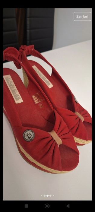 Napapijri na koturnie,espadryle