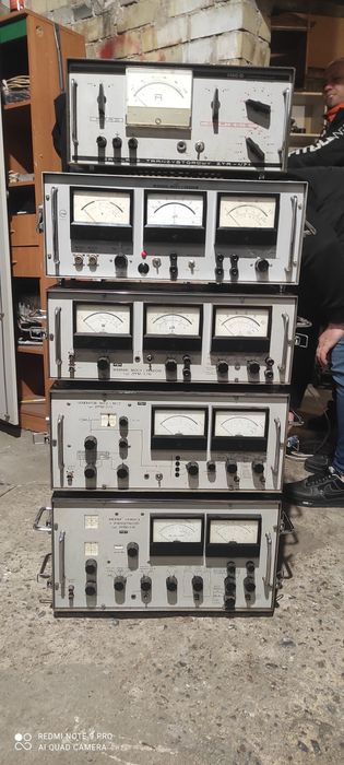 Miernik dewiacji i zakłóceń generator zasilacz wzmacniacz