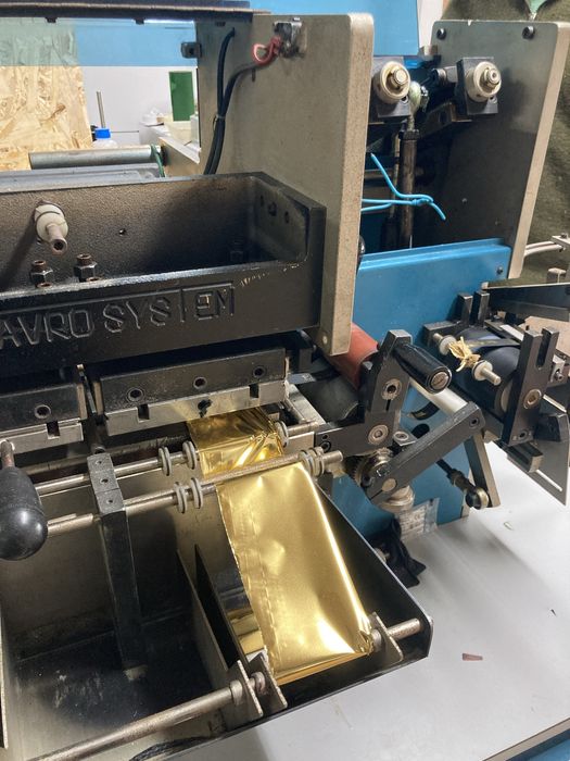 Máquina impressão a quente