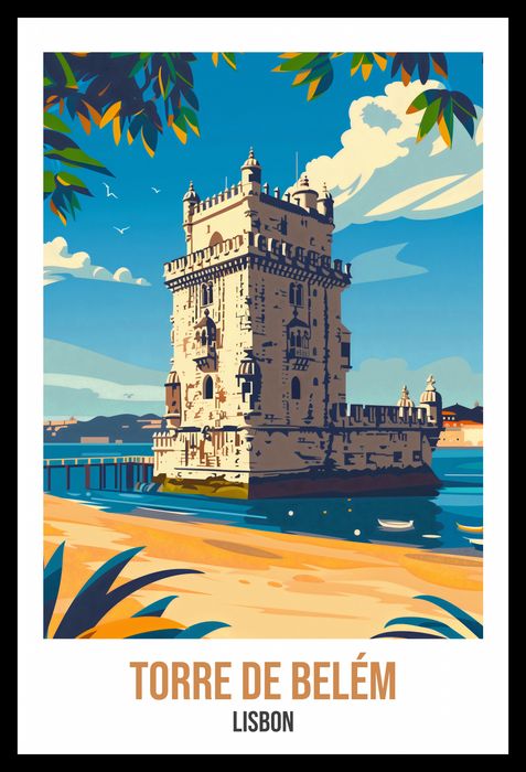 Plakat 30x45cm Torre de Belm, Lisbon