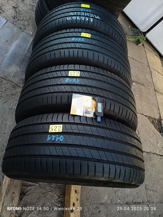 Opony letnie 245/50/19Michelin! Montaż/Wysyłka!
