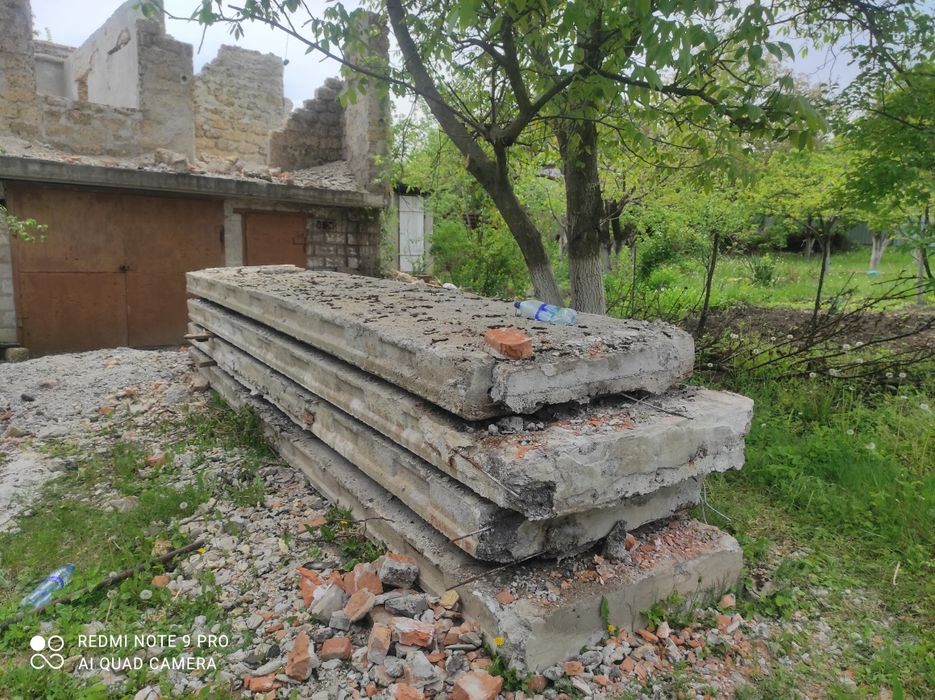 Срочно плиты перекрытия 6х1.2, ракушняк