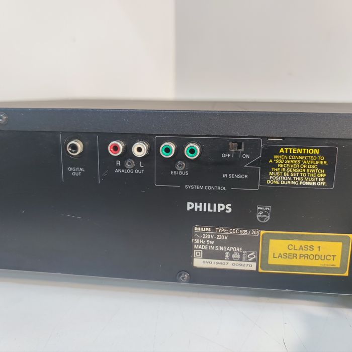 Leitor CD - Philips CDC 935 com avaria (ler anuncio)