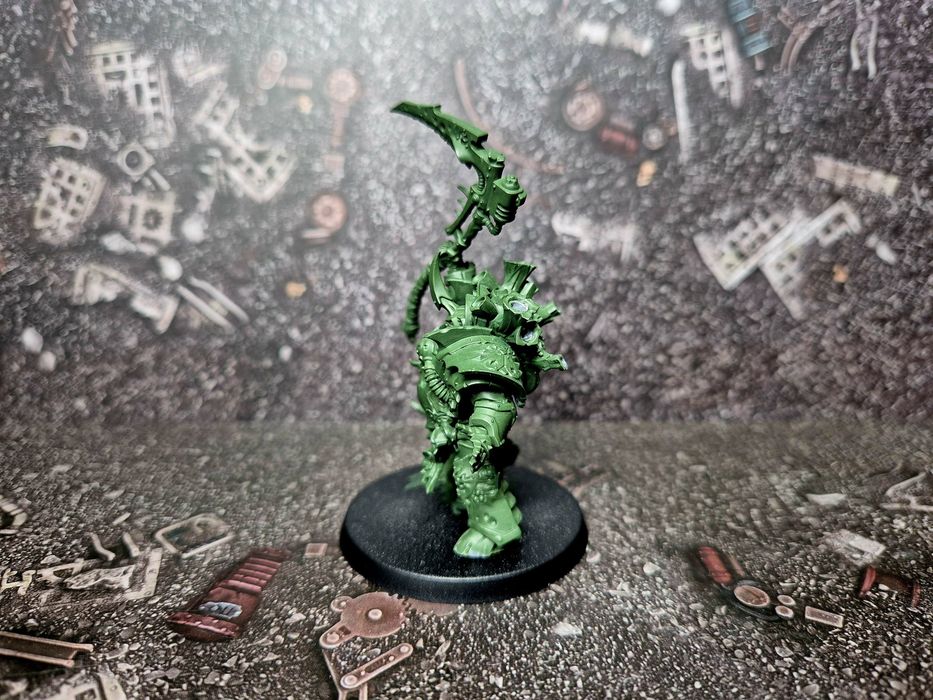 Warhammer 40K. Death Guard: Typhus – złożony, w podkładzie