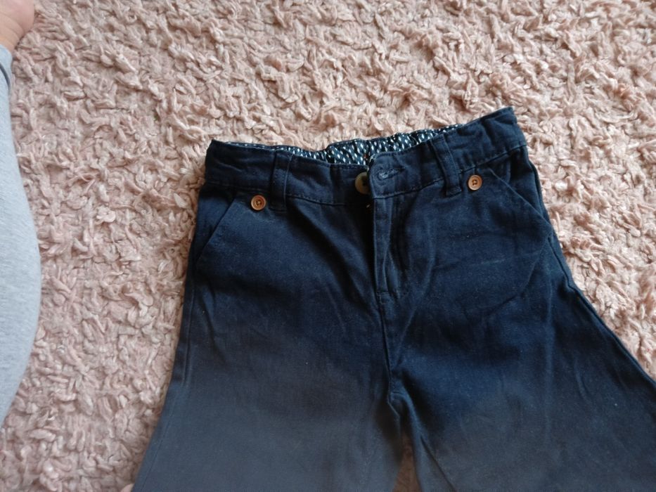 Spodnie chłopięce eleganckie wyjściowe