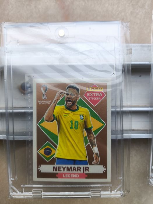 Raro Neymar Jr Extra Stickers WC 2022
