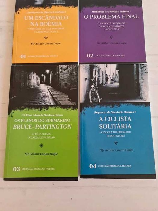 Coleção de Livros Sherlock Holmes Books